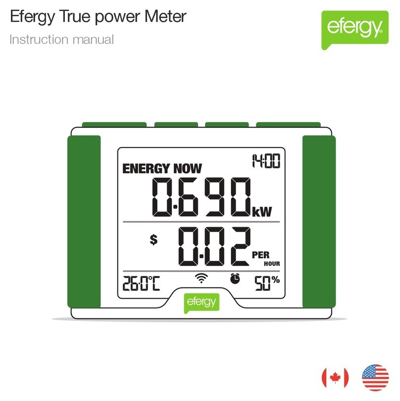 Efergy Elite True Power Meter instruction manual