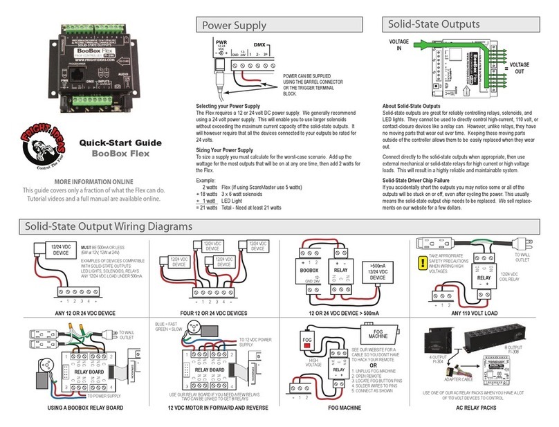 Fright Ideas BooBox Flex quick start guide