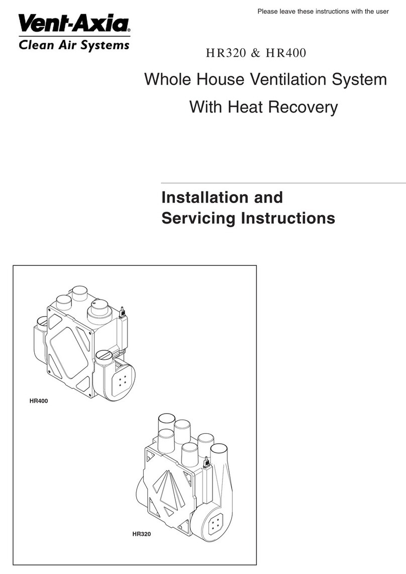 Vent-Axia HR400 User guide