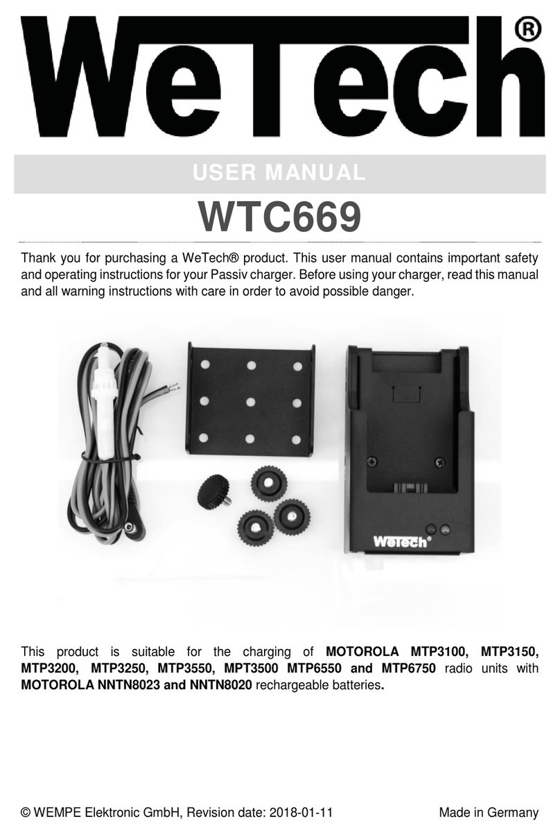 WeTech WTC669 user manual