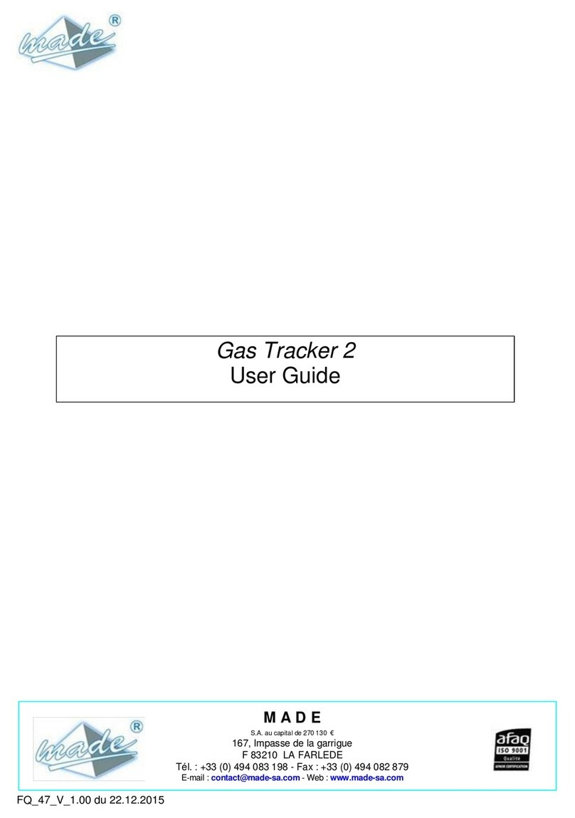 Made Gas Tracker 2 user guide