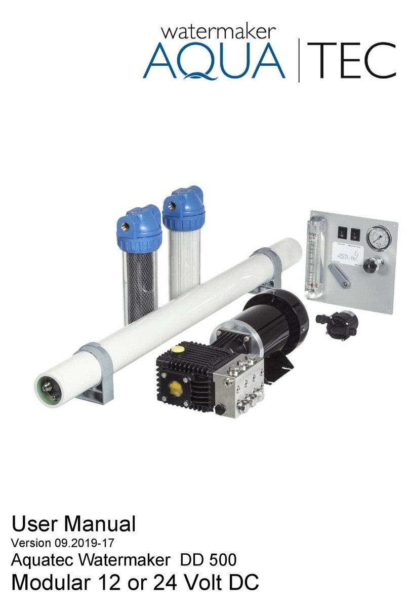 Aquatec-Watermaker DD 500 user manual