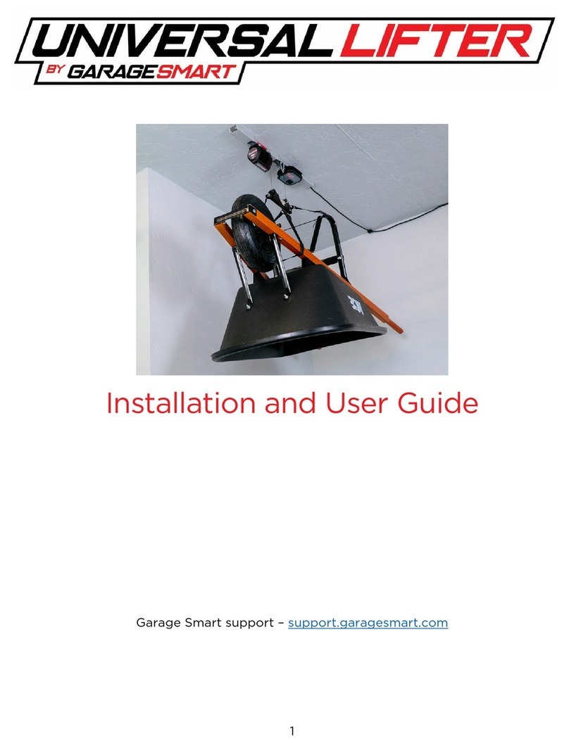 Garage Smart UNIVERSAL LIFTER User manual