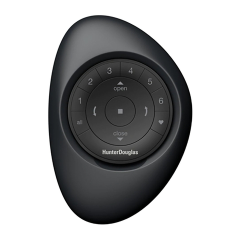 HunterDouglas PowerView Pebble Dimensional drawing
