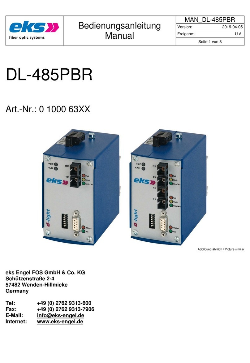 eks DL-485PBR User manual