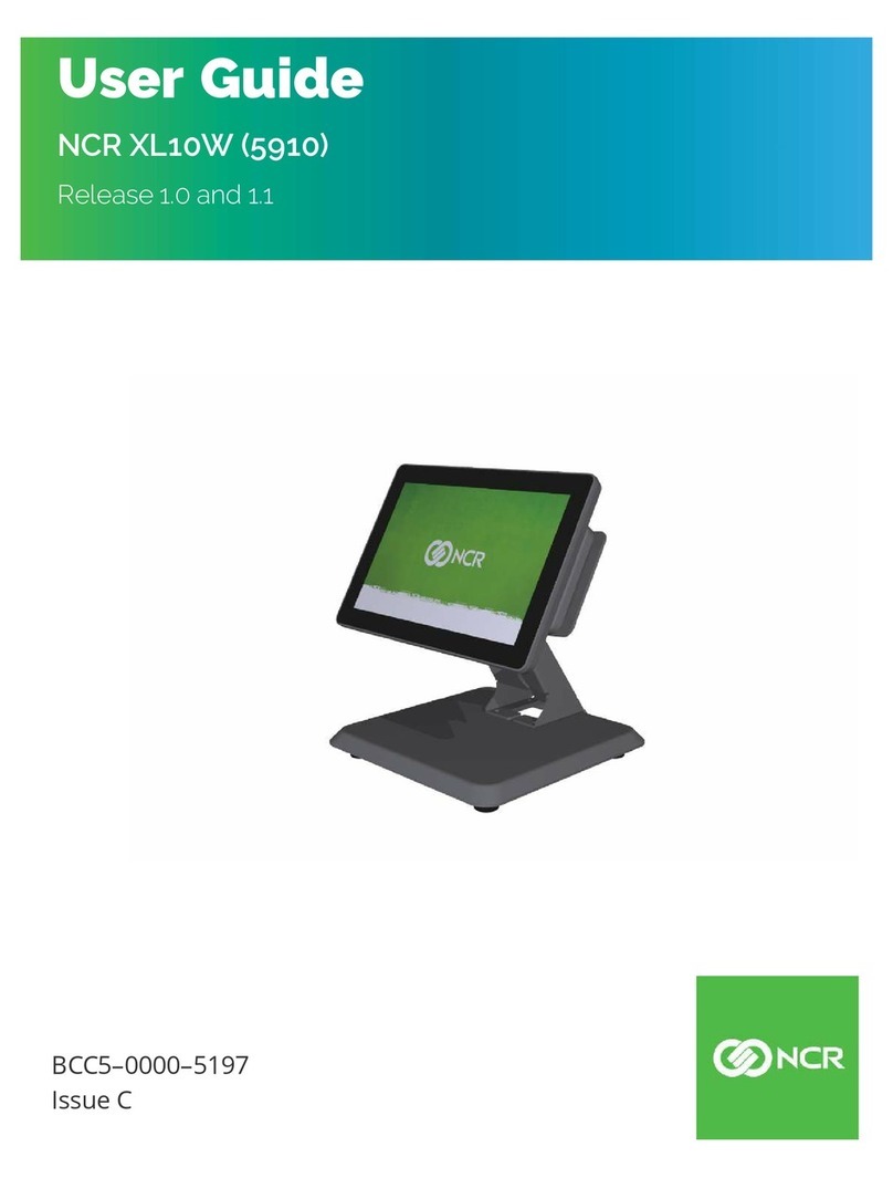 NCR XL10W Series User manual