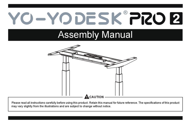 Yo-Yo Desk PRO 2 User manual Yo-Yo Desk PRO 2 User manual
