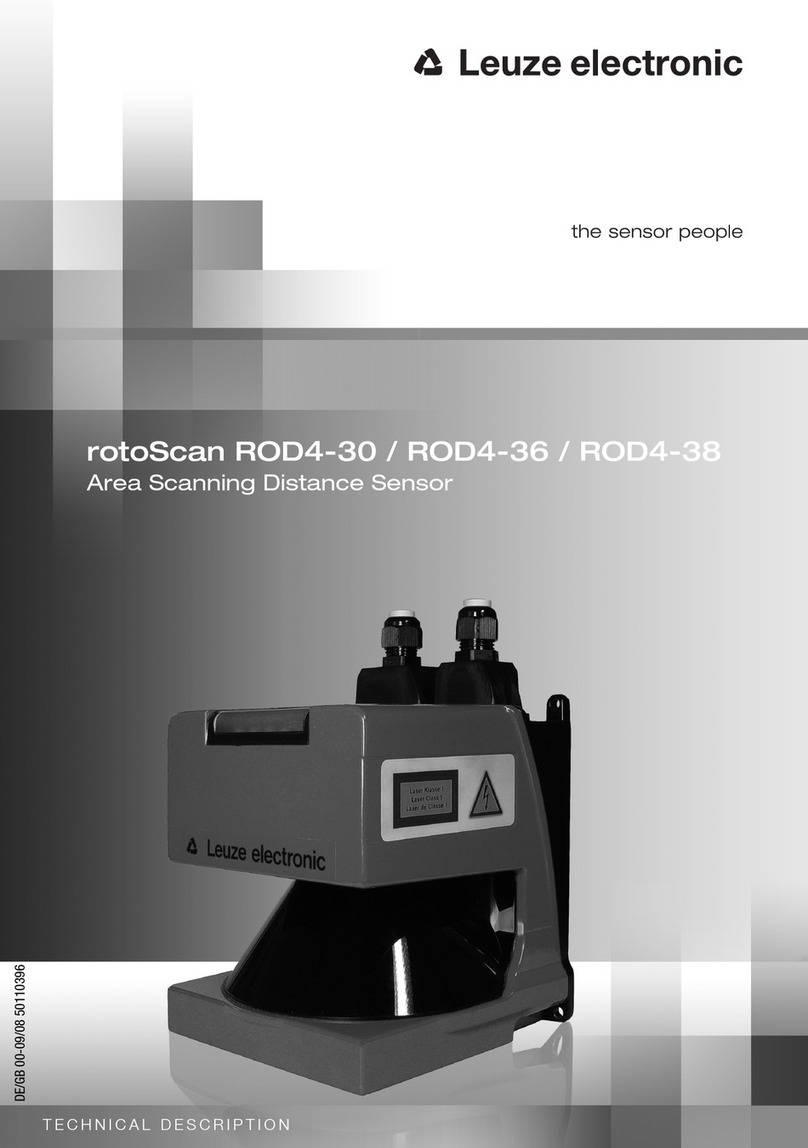 Leuze electronic RotoScan Series Parts list manual