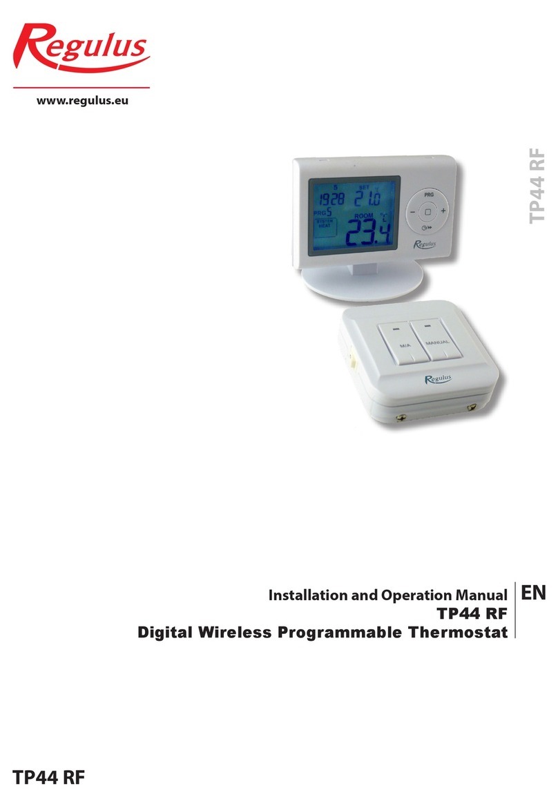 Regulus TP44 RF User manual