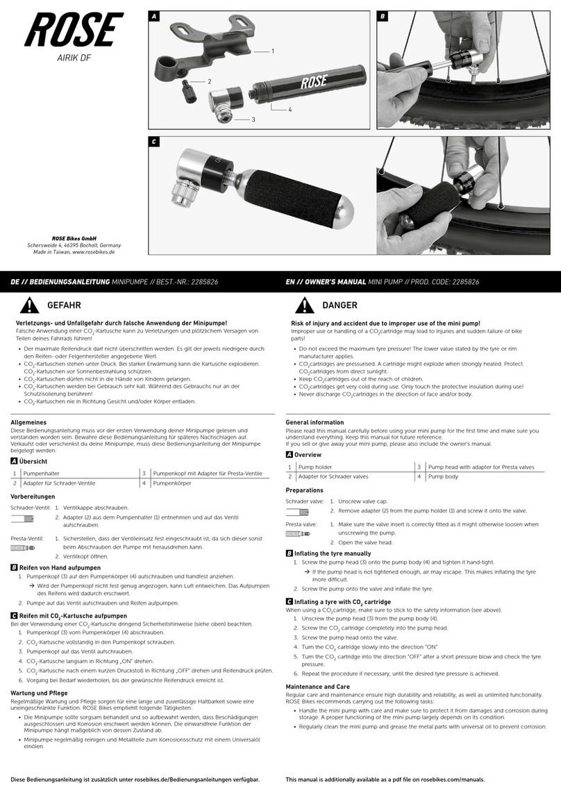 Rose electronics AIRIK DF owner's manual