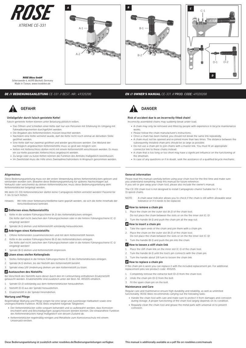 Rose electronics XTREME CE-331 User manual