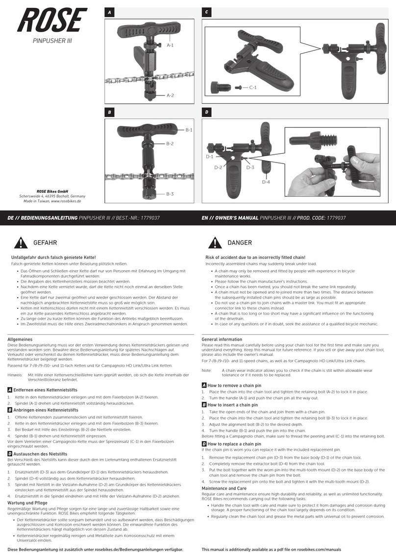 Rose electronics PINPUSHER III owner's manual