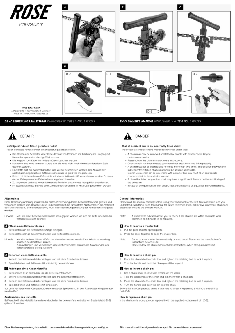 Rose electronics PINPUSHER IV owner's manual