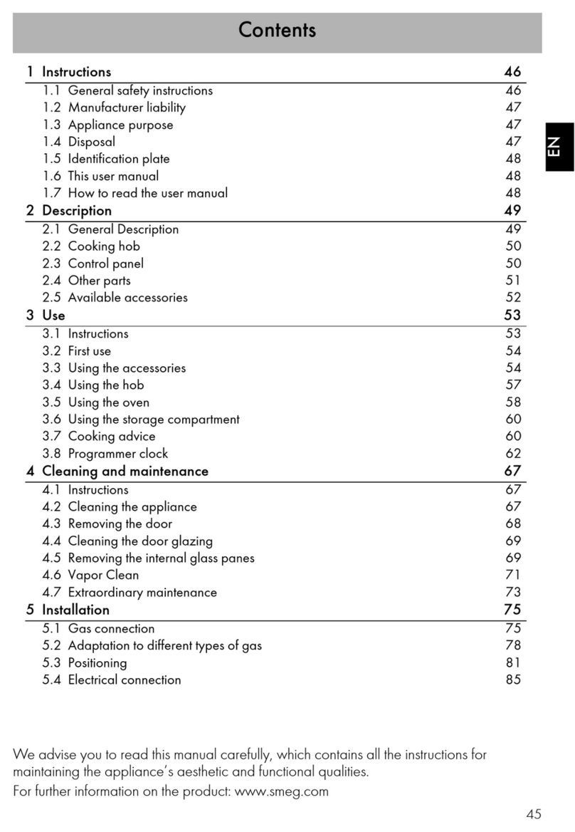Smeg C9GMX9 manual