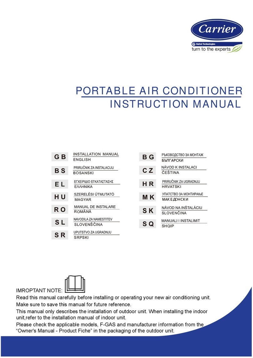 Carrier MPPDB-12CRN7-QB6G1 User manual