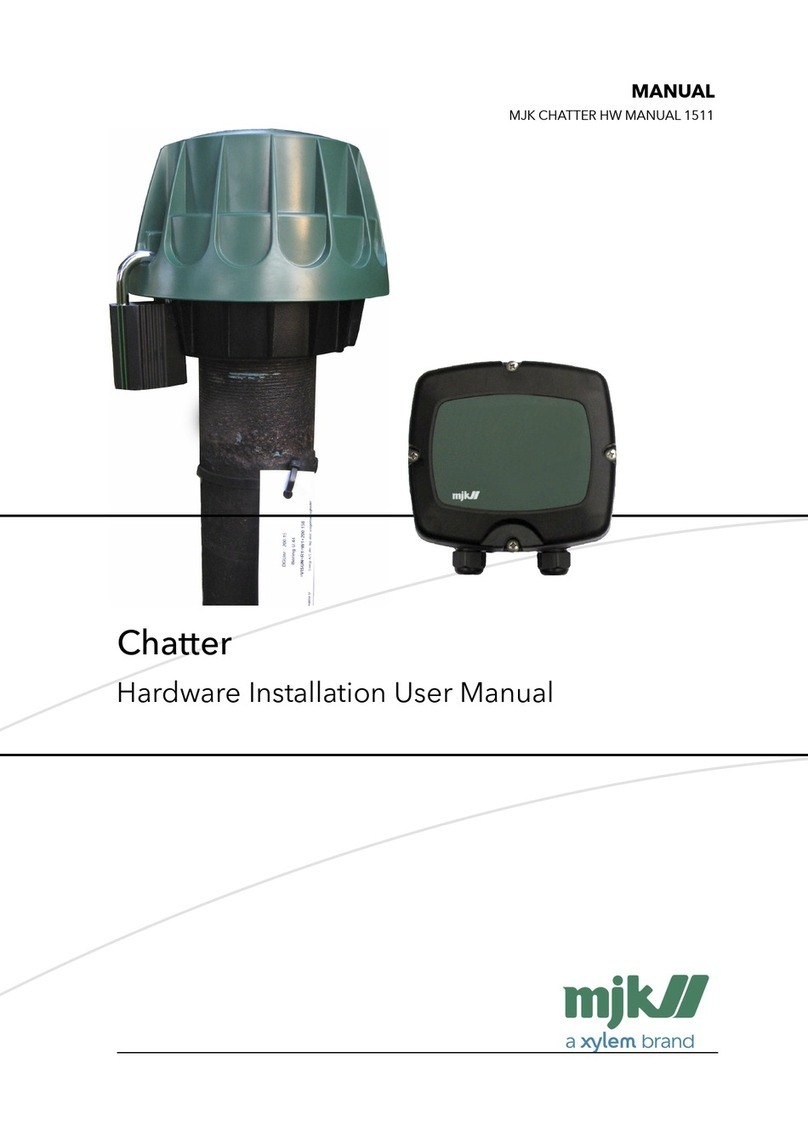 Xylem MJK Chatter Hardware Installation User Manual