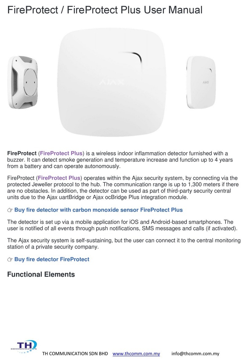 TH COMMUNICATIONS FireProtect Plus User manual