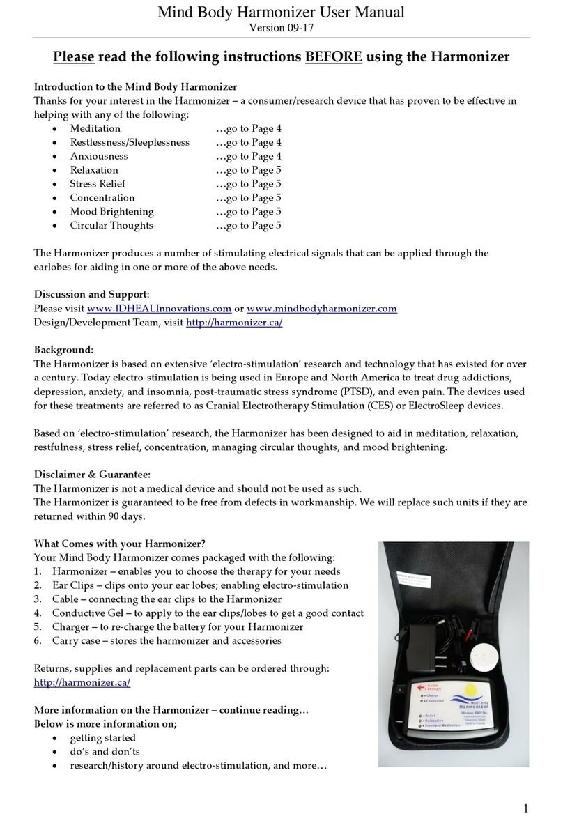IDHEAL Mind Body Harmonizer user manual