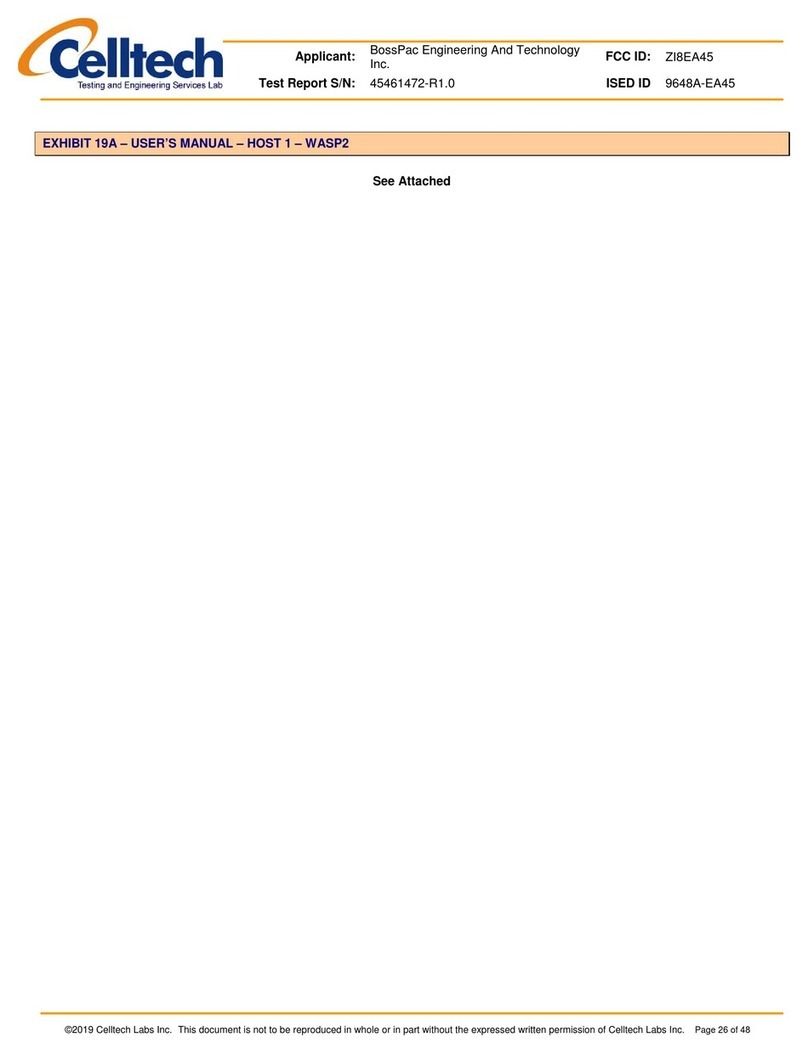 BossPac WASP WASP2 user manual BossPac WASP WASP2 user manual