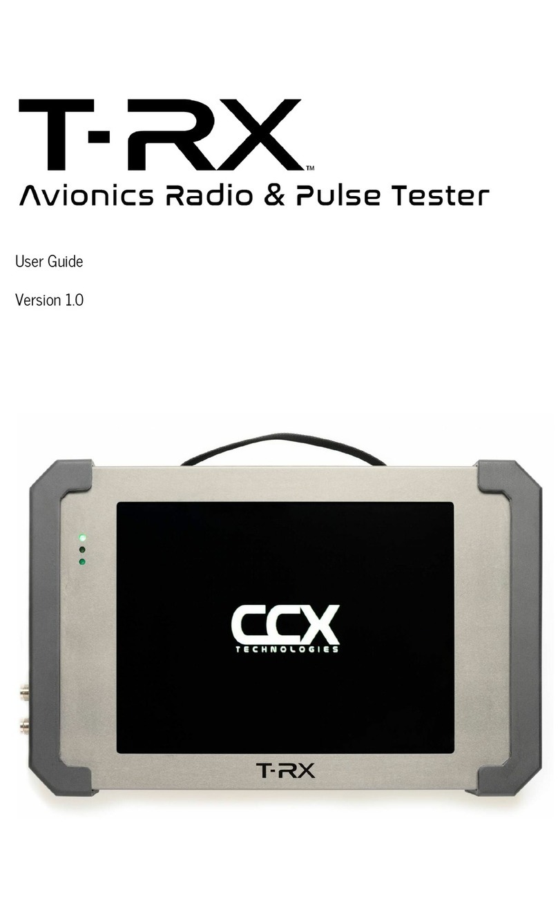 CCX Technologies T-RX User manual