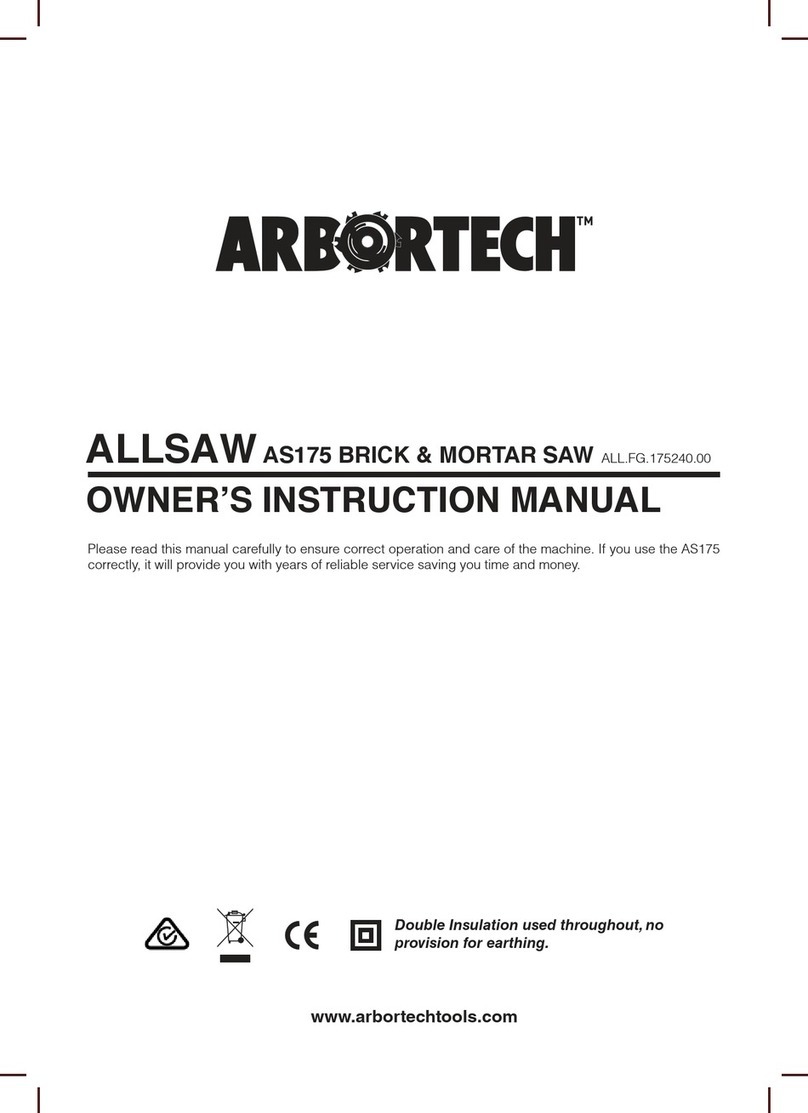 Arbortech ALLSAW AS175 Setup guide Arbortech ALLSAW AS175 Setup guide