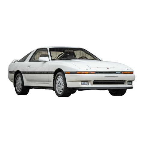 Toyota SUPRA 1987 Quick start guide