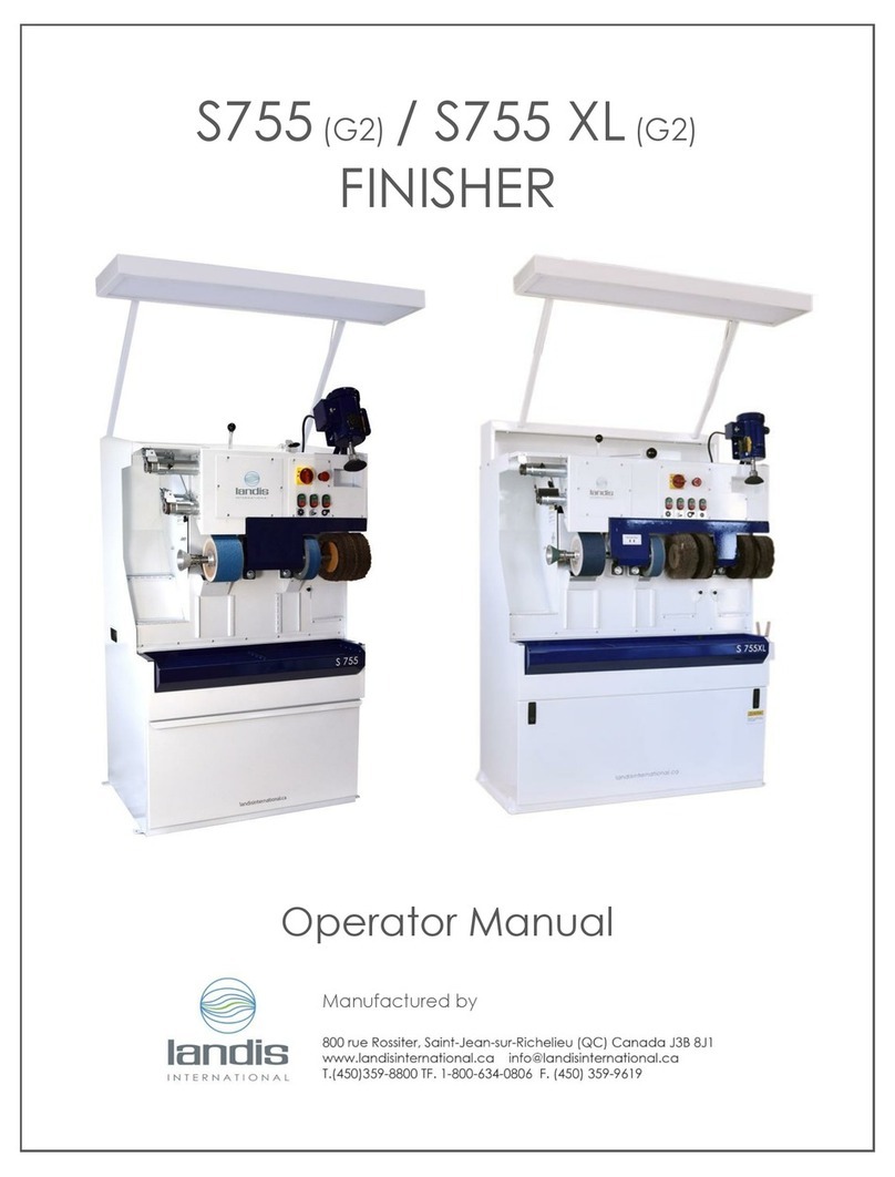 Landis S755 XL (G2) User manual