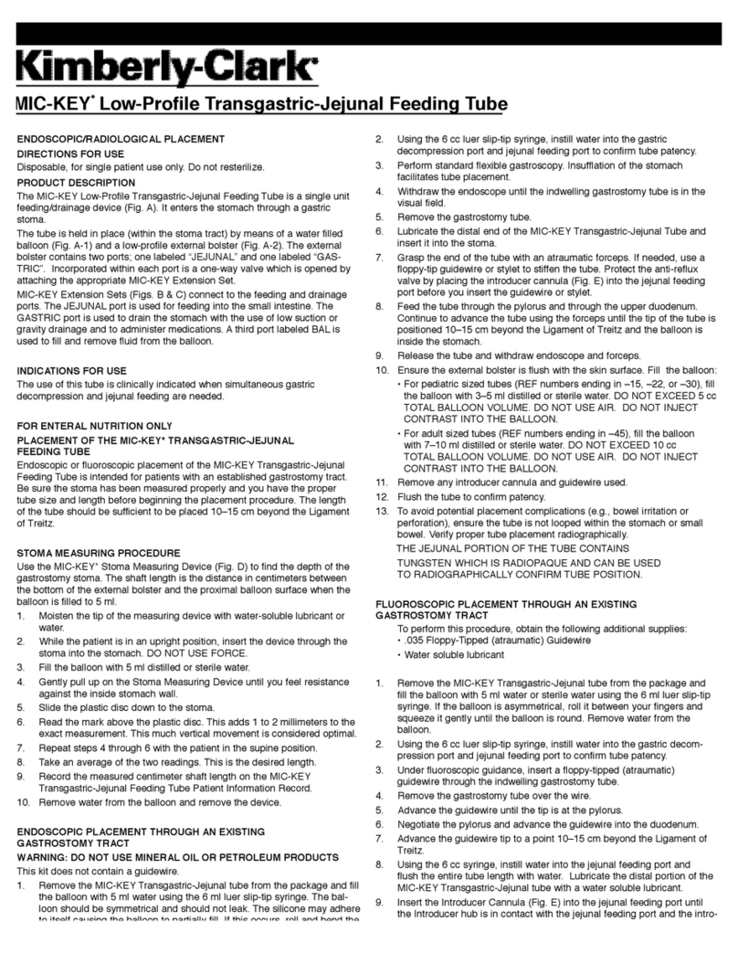 Kimberly-Clark MIC-KEY manual