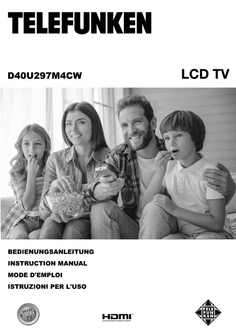 Telefunken D40U297M4CW instruction manual