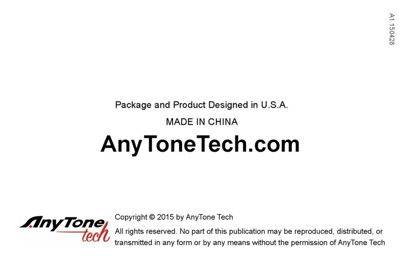 AnyTone THE OBLITERATOR OBLTR-8R user manual