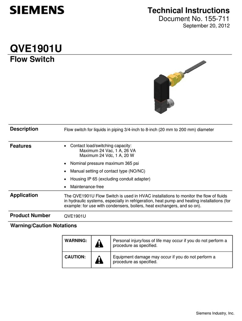 Siemens QVE1901U Owner's manual