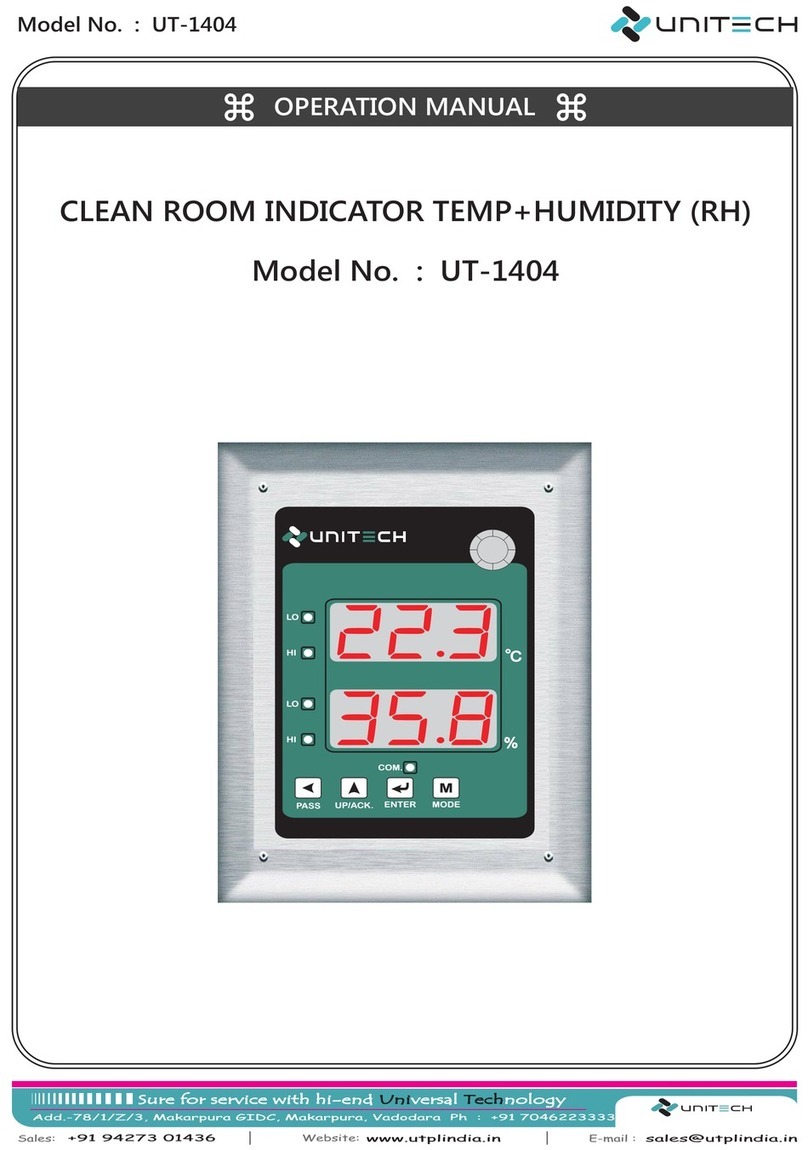 Unitech UT-1404 Operation manual