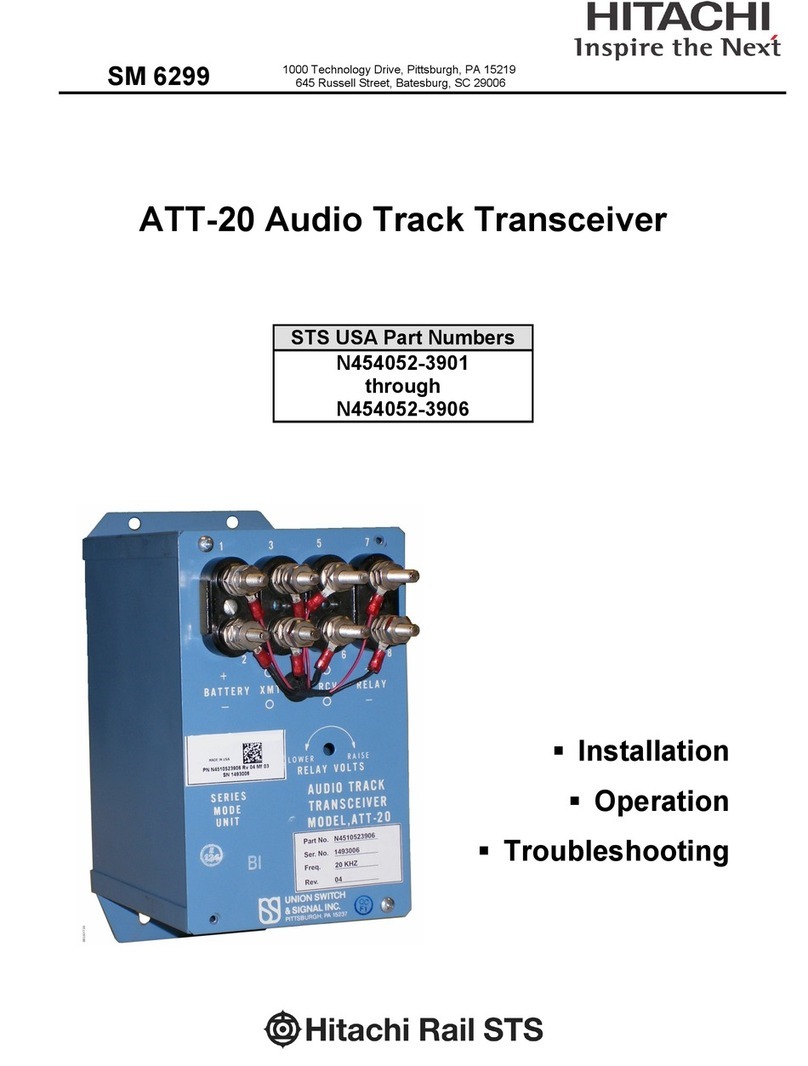 Hitachi ATT-20 Installation, operation, troubleshooting