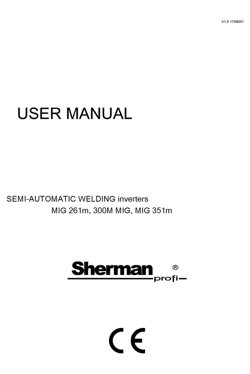 SHERMAN-profi MIG 261M user manual