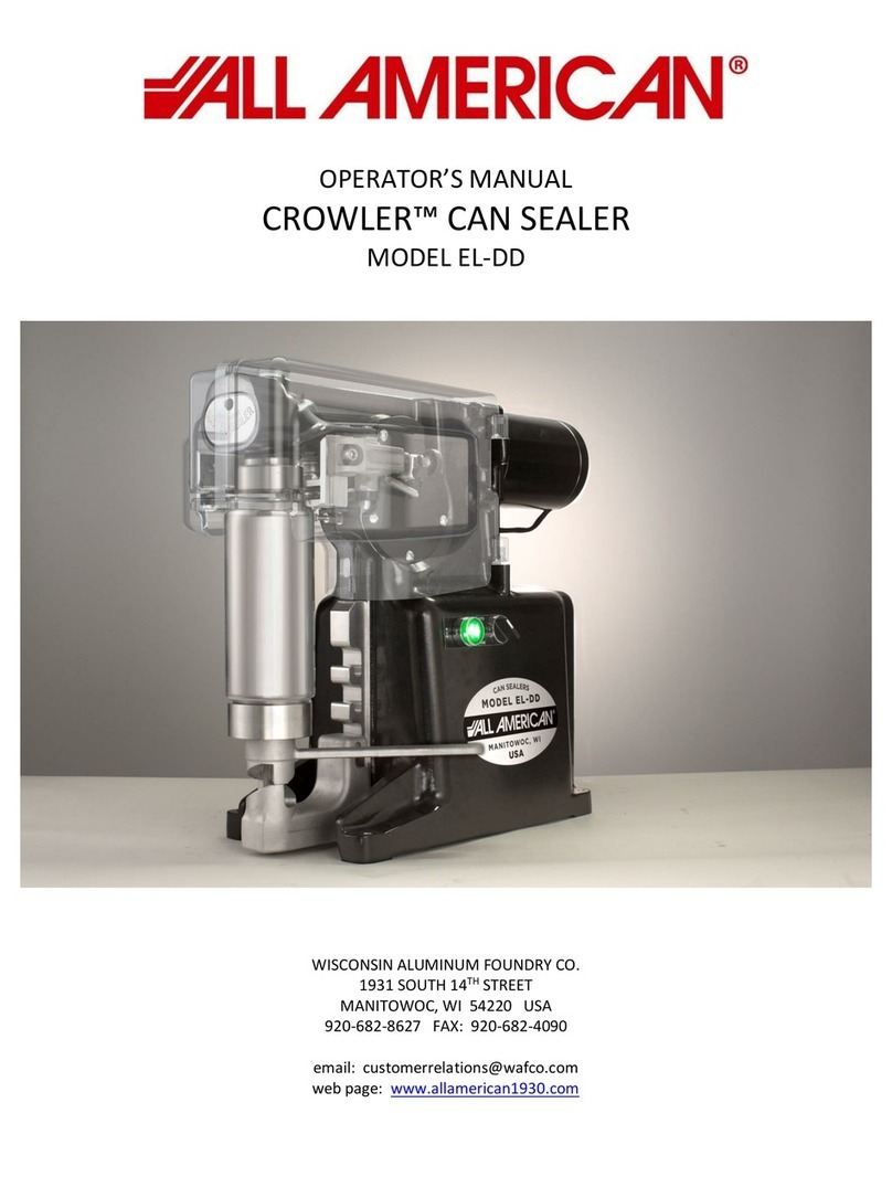 All American CROWLER EL-DD Operator's manual