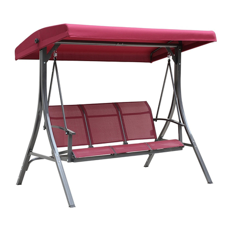 Kozyard Brenda Swing Chair User manual Kozyard Brenda Swing Chair User manual