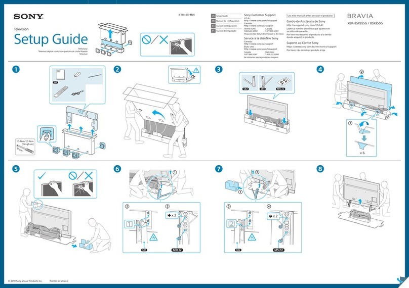 Sony BRAVIA XBR-85X950G User manual