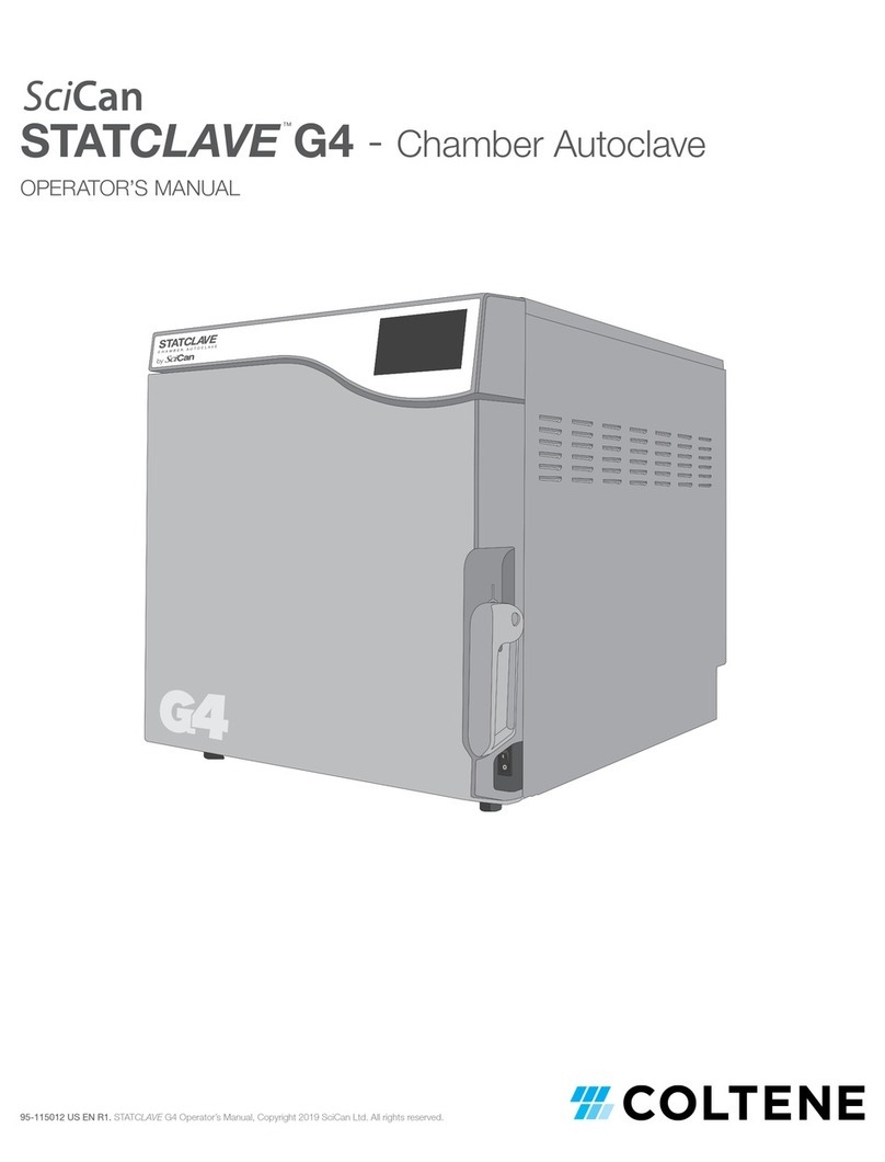 Coltene SciCan STATCLAVE G4 Operator's manual Coltene SciCan STATCLAVE G4 Operator's manual