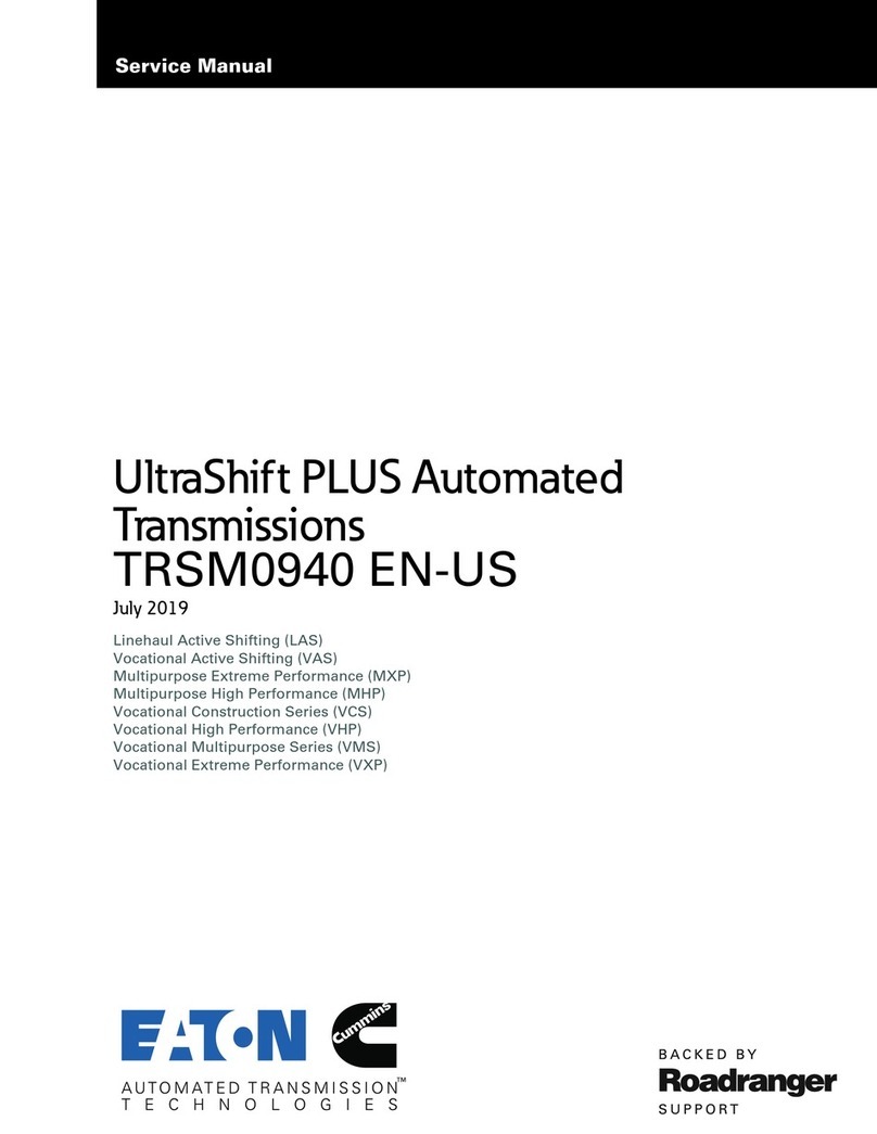Eaton UltraShift PLUS Series Service manual