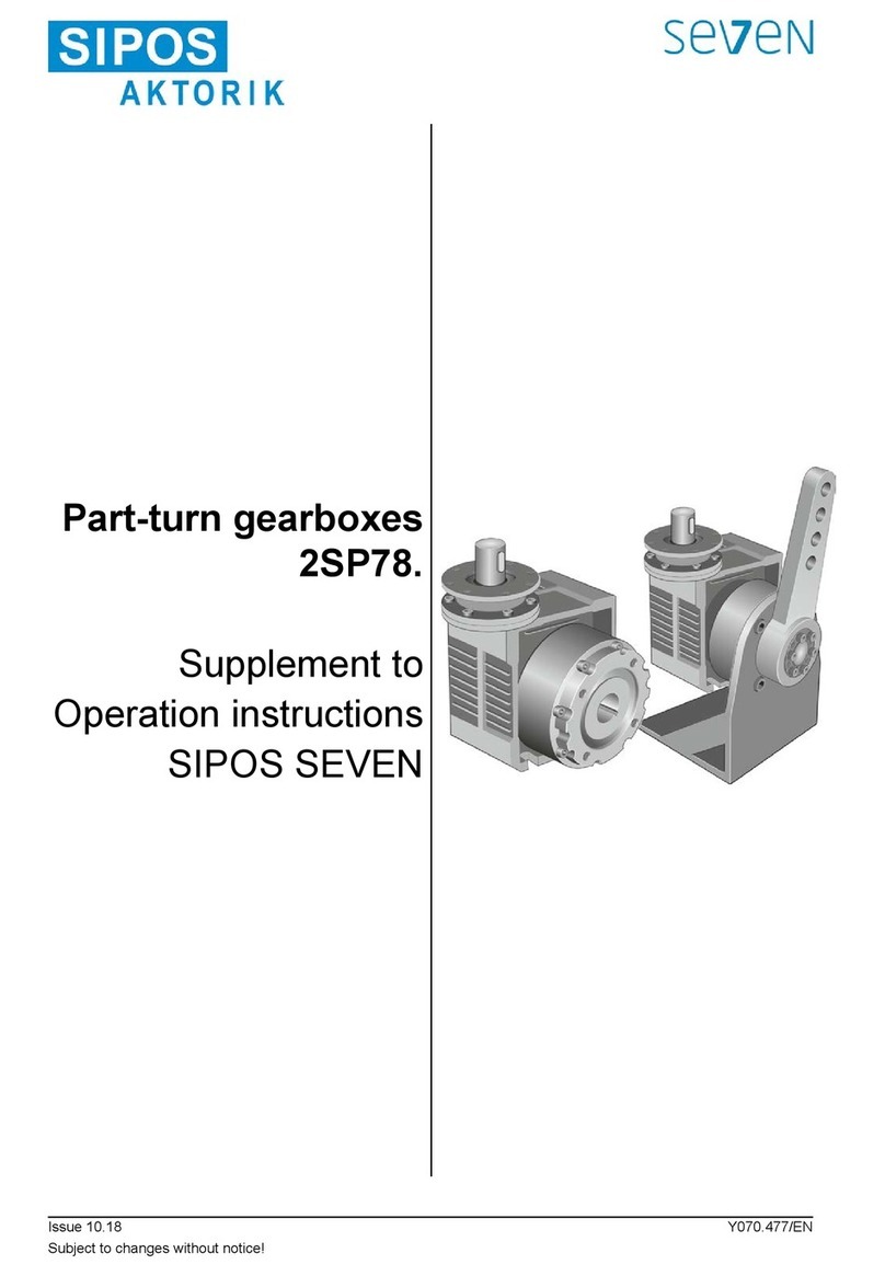 SIPOS SEVEN 2SP781 Operation instructions
