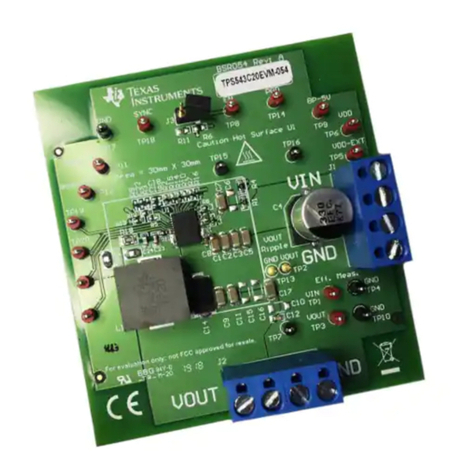 Texas Instruments TPS543C20EVM-054 User manual Texas Instruments TPS543C20EVM-054 User manual