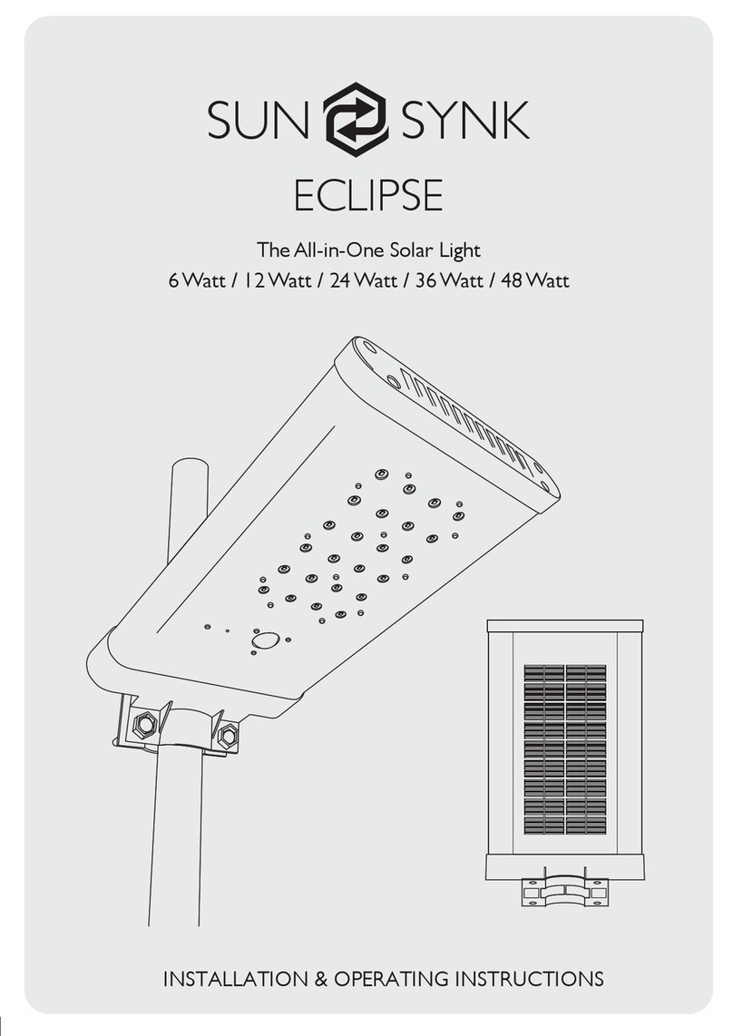 SunSynk ECLIPSE Series Installation & operating instructions