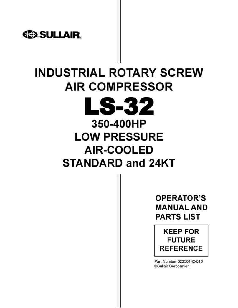 Sullair LS-32 Operator's manual and parts list