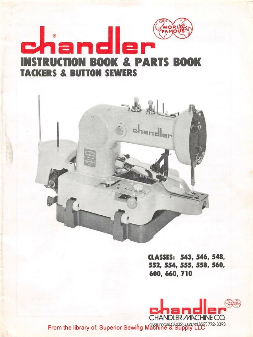 Chandler 543 INSTRUCTION BOOK & PARTS BOOK