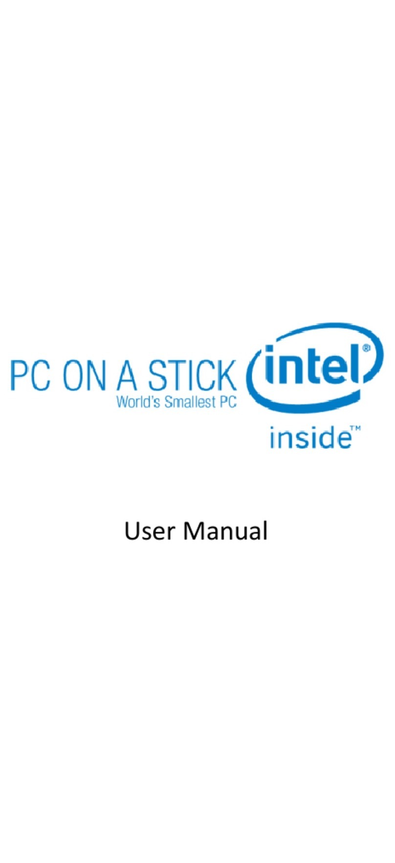 Intel PC On A Stick User manual