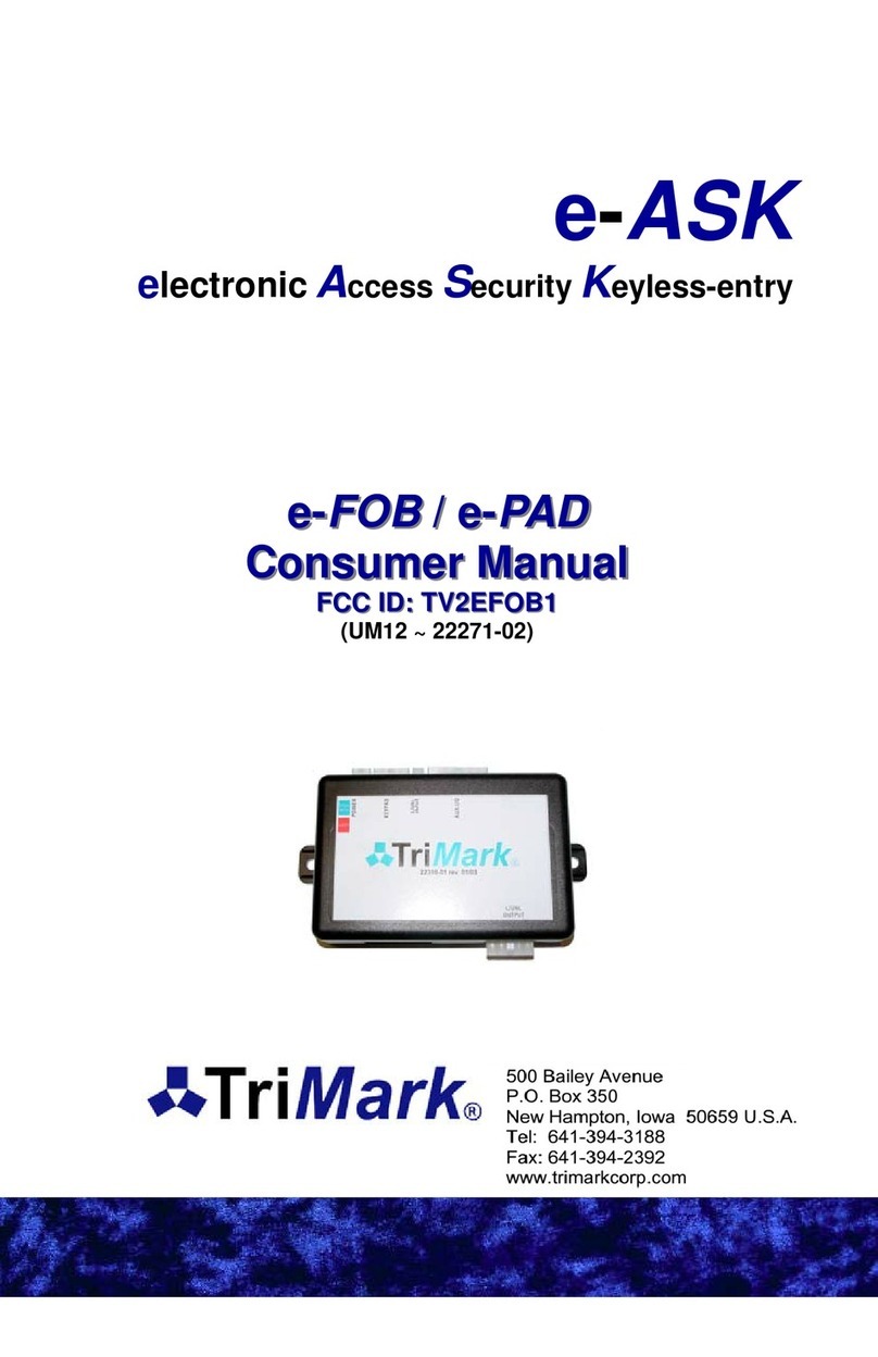 TriMark e-FOB Consumers manual