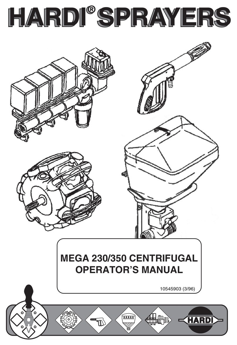 Hardi MEGA 230 User manual