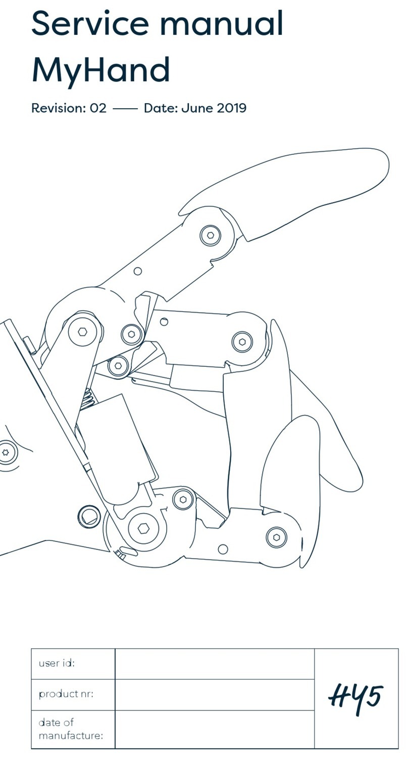 Hy5 MyHand Service manual