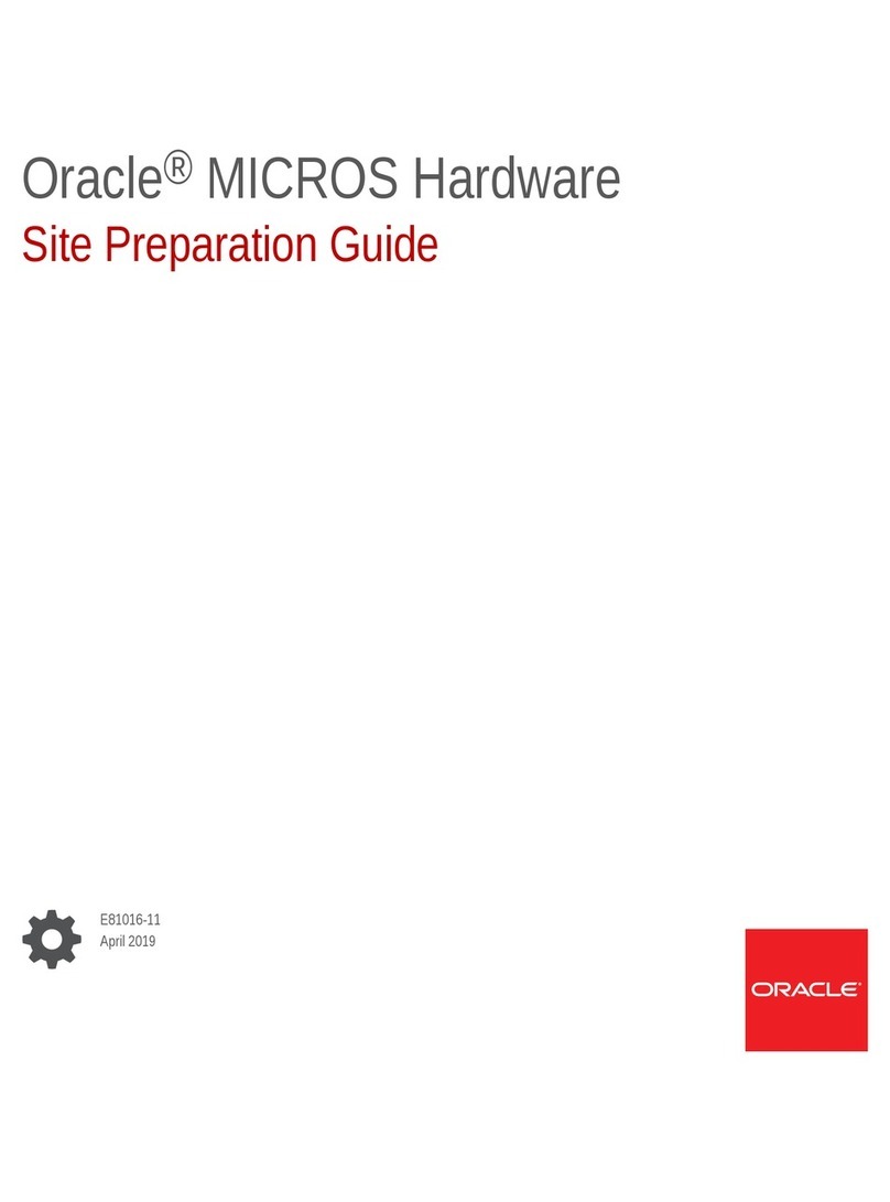 Oracle MICROS 700 Series Operating instructions
