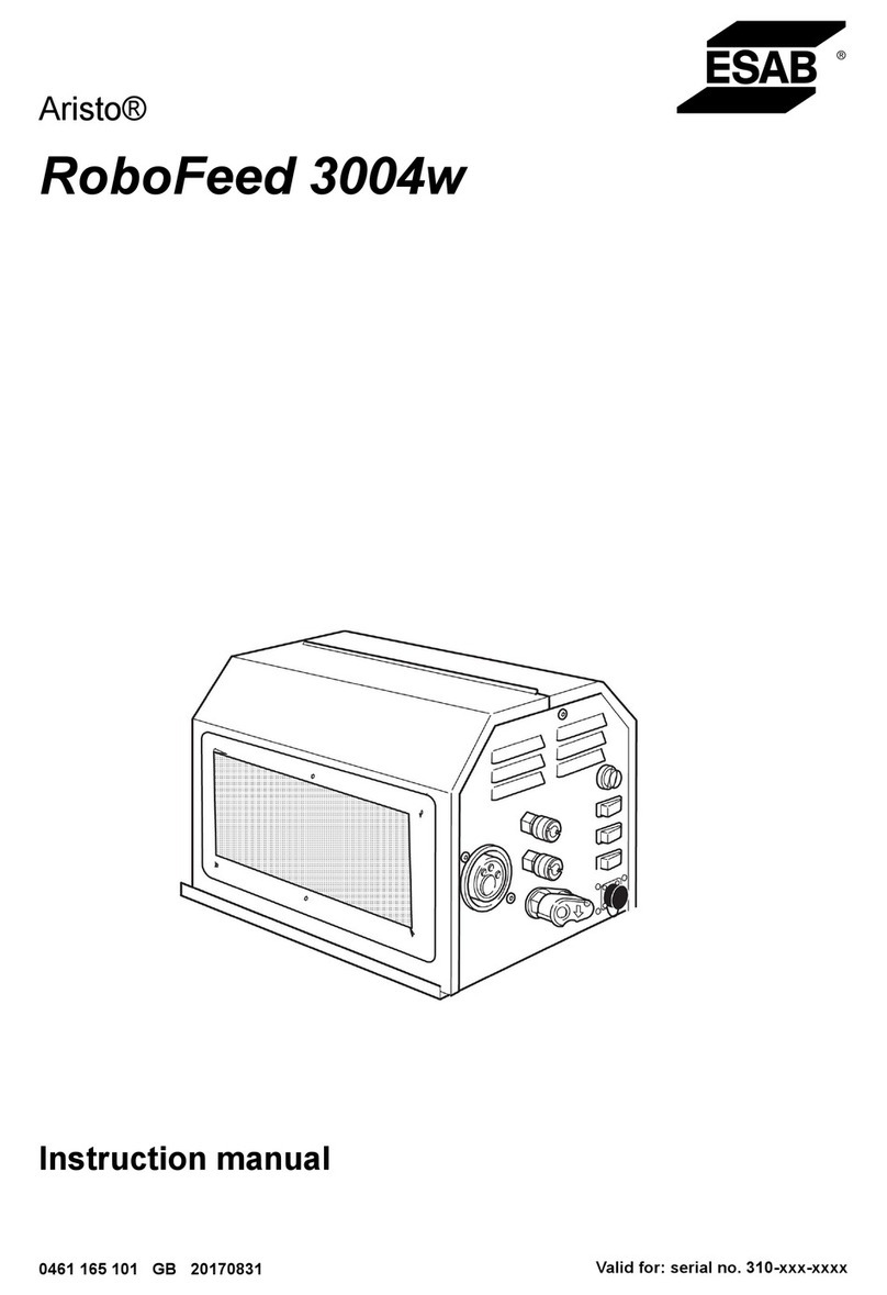 ESAB Aristo RoboFeed 3004w User manual
